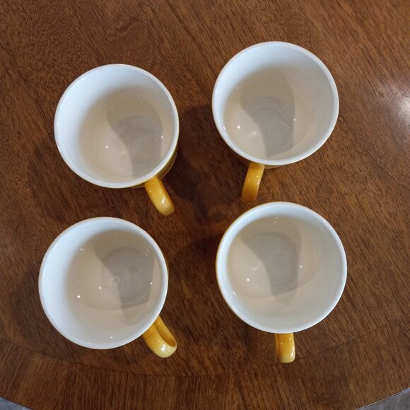 Vintage Yellow Royal China Sierra Madre Ironstone Coffee Cups Set of 8 - Picture 6 of 16